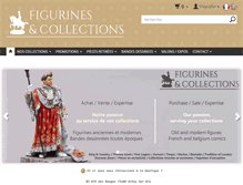 Tablet Screenshot of figurines-et-collections.com